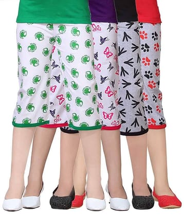 Sini Mini Girls Capris ( Multicolor )