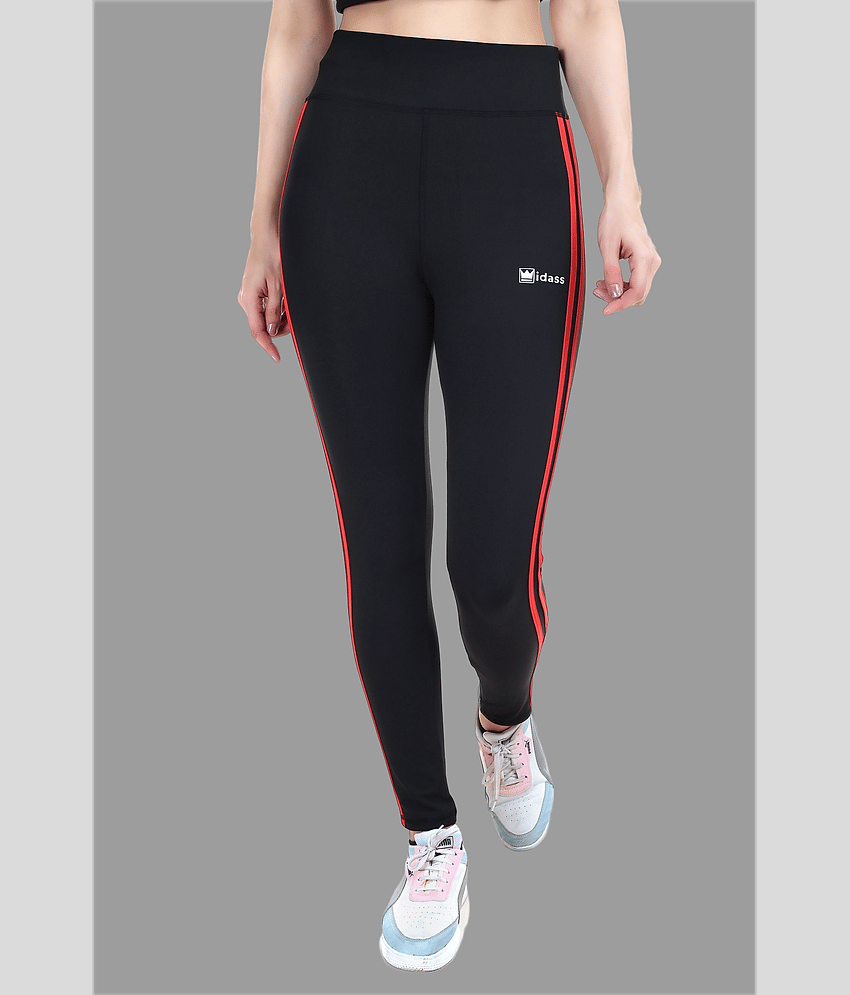 IDASS - Lycra Slim Fit Black Women's Tights ( Pack of 1 )