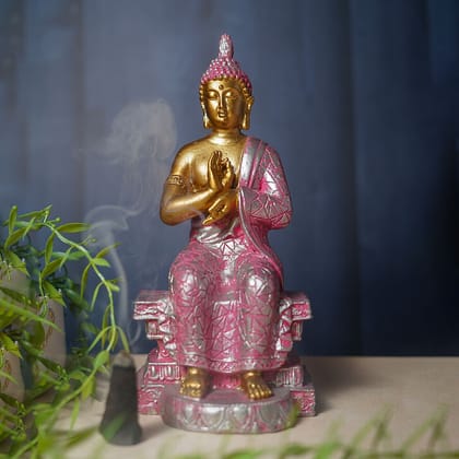 Craftlayout Resin Meditating Lord Buddha Statue Sculpture Idol Craftlayout Resin Meditating Lord Buddha Statue Sculpture Idol