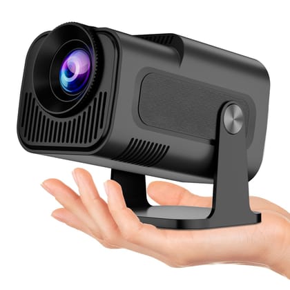 ZDSSY Hy320 Mini Portable Projector-5G Wifi 6,Bluetooth 5.0 And Android 11,Support 4K And 1080P Full Hd,12,000 Lumens,Led Projector With 4D/4P And Auto Correction,180° Rotation,Electronic Zoom black / black