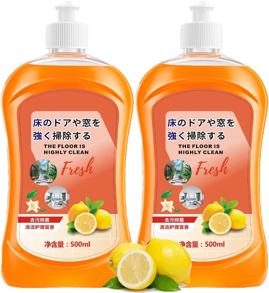 ELHAE Multipurpose Japanese Floor & Surface Cleaner Liquid | Long-Lasting Fresh Orange Fragrance | Effective Stain Removal & Deep Cleaning for Home, Tiles, Marble, Kitchen & More (1000Ml)