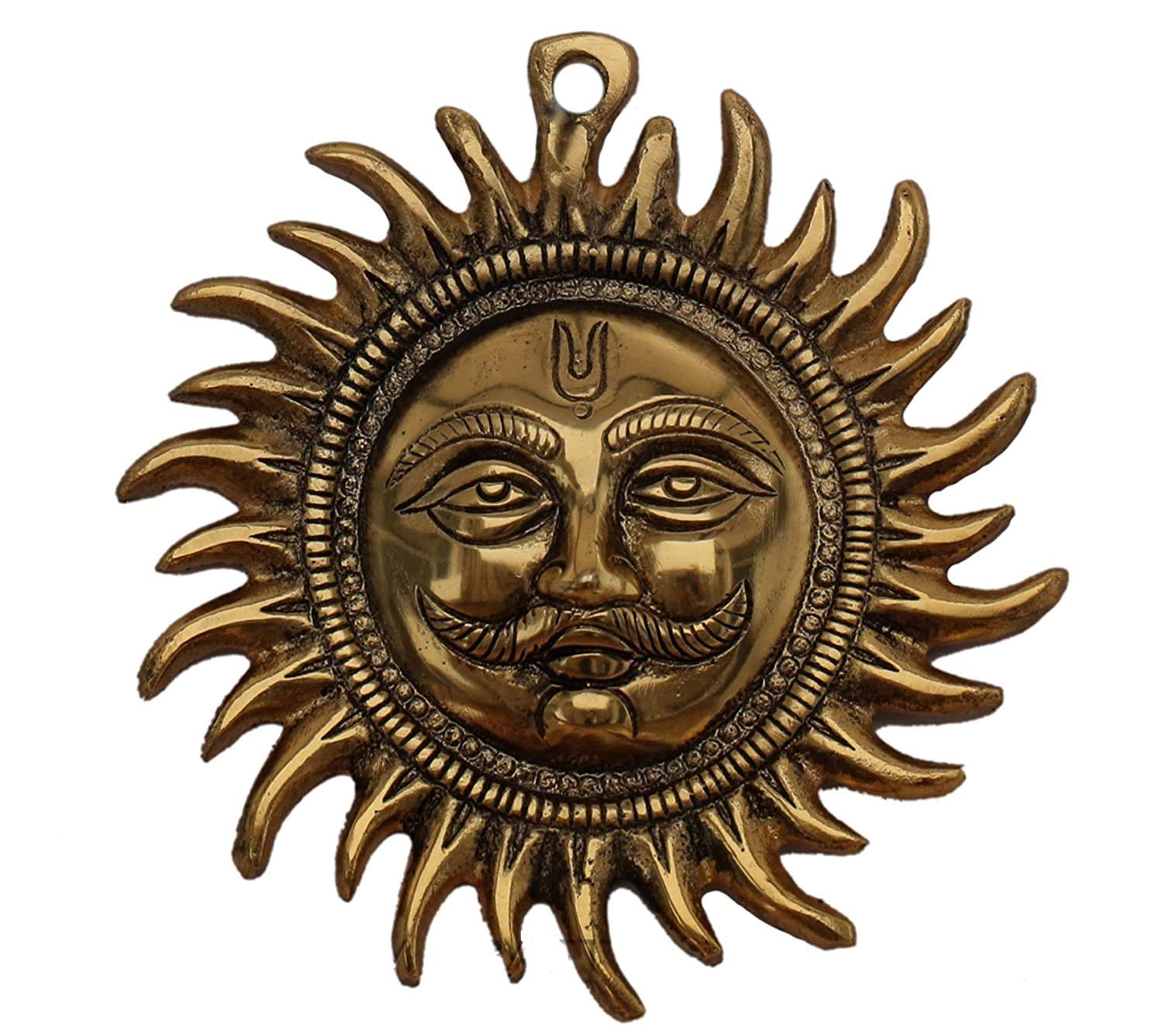 DreamKraft Metal Sun Main Door Wall Hanging For Home  and Gift Purpose
