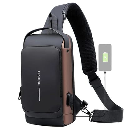 Waterproof Anti-Theft Sling & Backpack | USB Charging, Stylish & Secure for Men & Women Waterproof Anti-Theft Sling & Backpack | USB Charging, Stylish & Secure for Men & Women