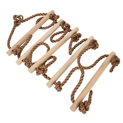 REZNOR Climbing Rope Ladder Ninja Ladder for Kids - Ninja Warrior Slackline Ladder, Playground Equipment - Ninja Obstacle Ladder Rope Swing for Children