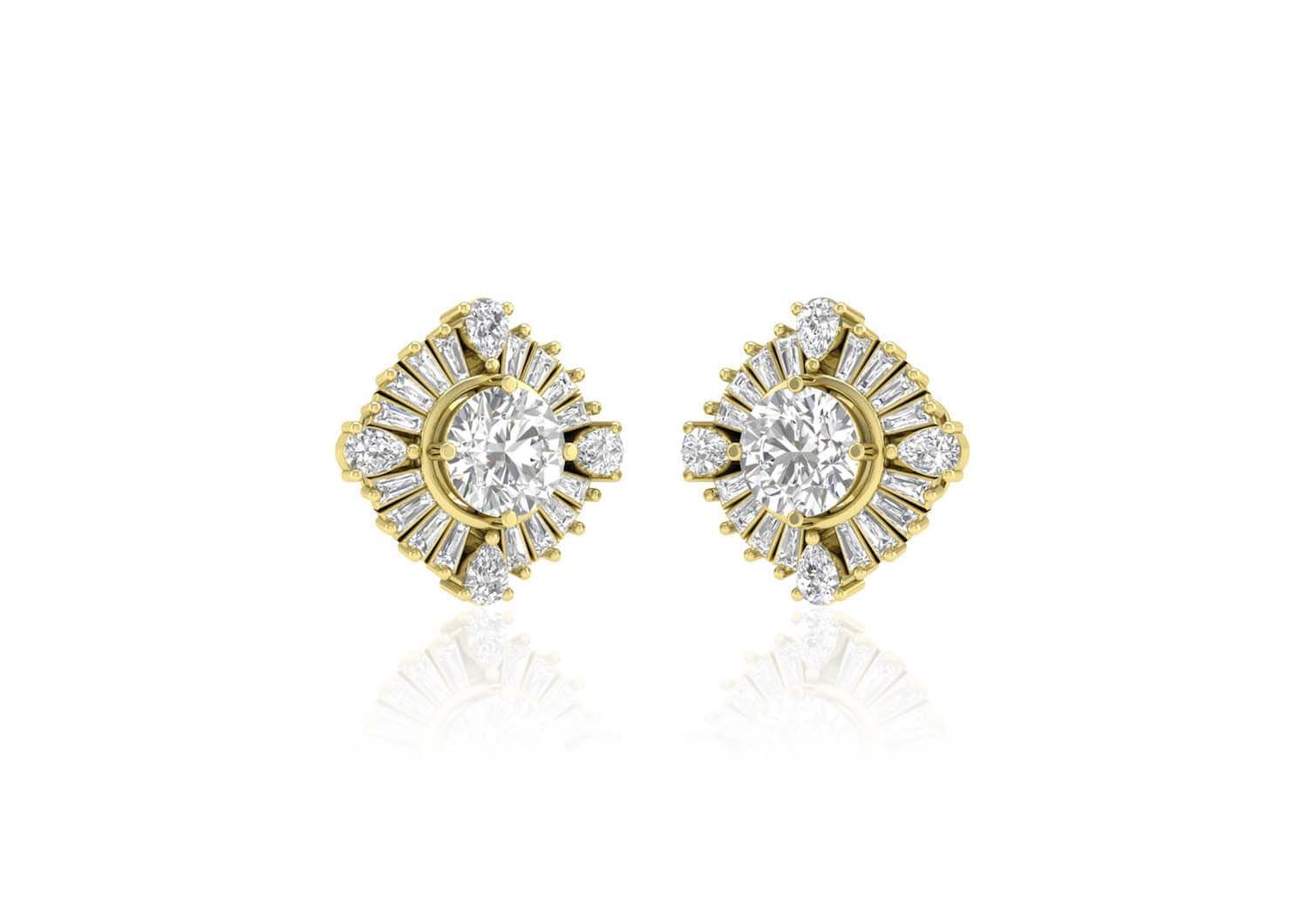 Victorian Luxor Ear Studs