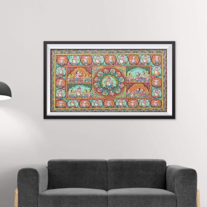 Patta Painting of Shree Ganesha Patta Painting of Shree Ganesha