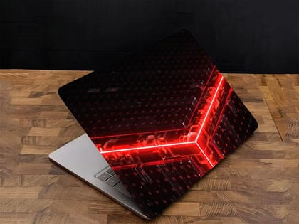 Adefex Laptop Skin Sticker for all laptop & notebook - Abstract Fire Hexa