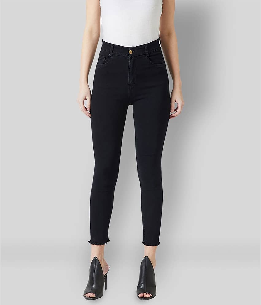 Miss Chase - Black Denim Women's Jeans ( Pack of 1 )