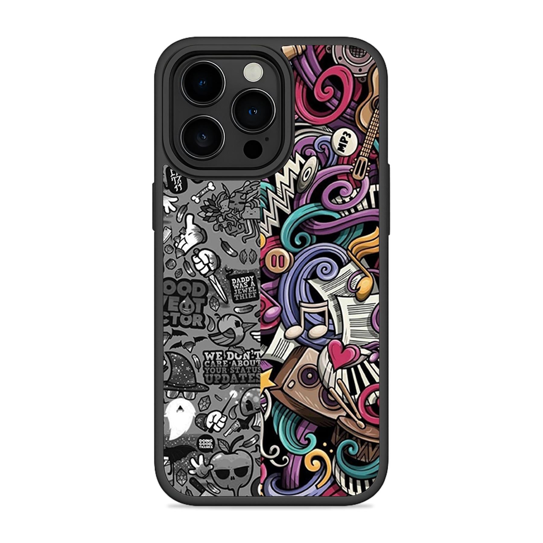 Music Multi Abstract Mobile Bumper Cover