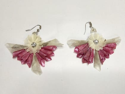 Jhal muri pattern eartings set