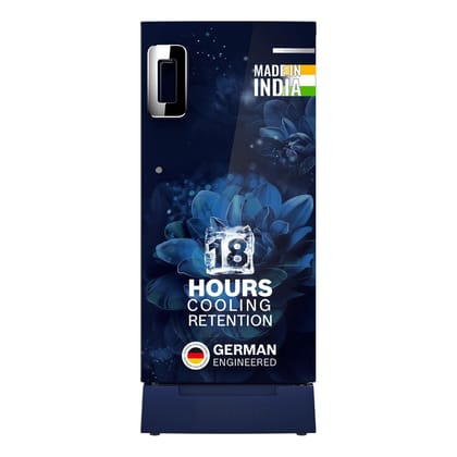 Bosch 187 L, 4 star, Direct-Cool Single Door Refrigerator | 18 Hrs Cooling Retention | 2.5X Faster Cooling | Spacious Multi Box | XL Dry Storage | SuperFreeze (2026 model, CST18B24VI, Sevian Blue) Bosch 187 L, 4 star, Direct-Cool Single Door Refrigerator