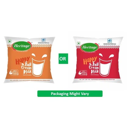 Heritage Full Cream Milk (490 ML)