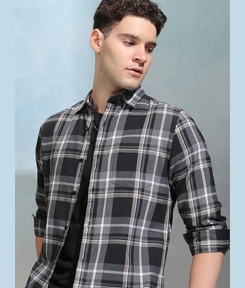 Ketch 100% Cotton Regular Fit Checks Full Sleeves Men's Casual Shirt - Multi ( Pack of 1 )