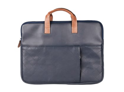 Portronics Encase 104 Fits Laptops Up to 15.6, Durable Grip, Comes with Trolly, Strap, Built for Daily Use - Blue