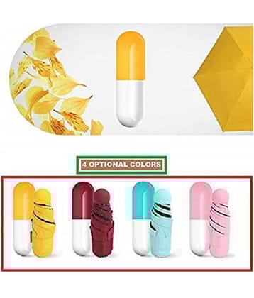 Stylish Capsule Mini Travel Umbrella 4 fold Compact Umbrella