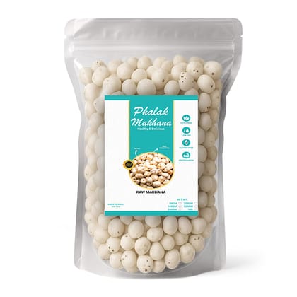 Phalak Makhana | Crunchy & Raw Plain Makhana 500gm | Pack of 2(250gm)