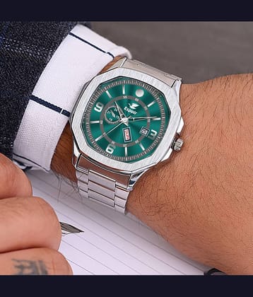 Espoir Silver Stainless Steel Analog Men's Watch