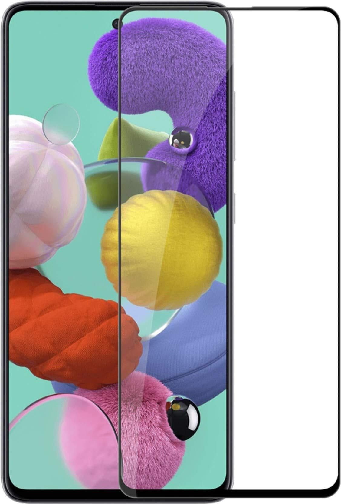 PLUGTECH Advanced Tempered Glass With Anti-Explosion 9H Hardness Edge-To-Edge Coverage Screen Guard for SAMSUNG A11