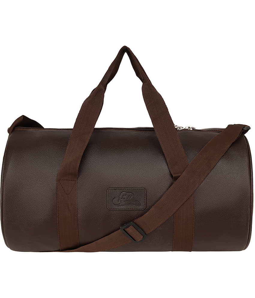 Leather World Medium P.U. 26 Ltrs Gym Bag