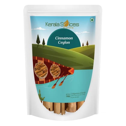 Kerala Spices Ceylon Cinnamon Stick 1 kg Finest Dalchini Sticks Whole Spices