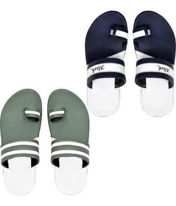 Altek Multi Color Men's Combo Slipper