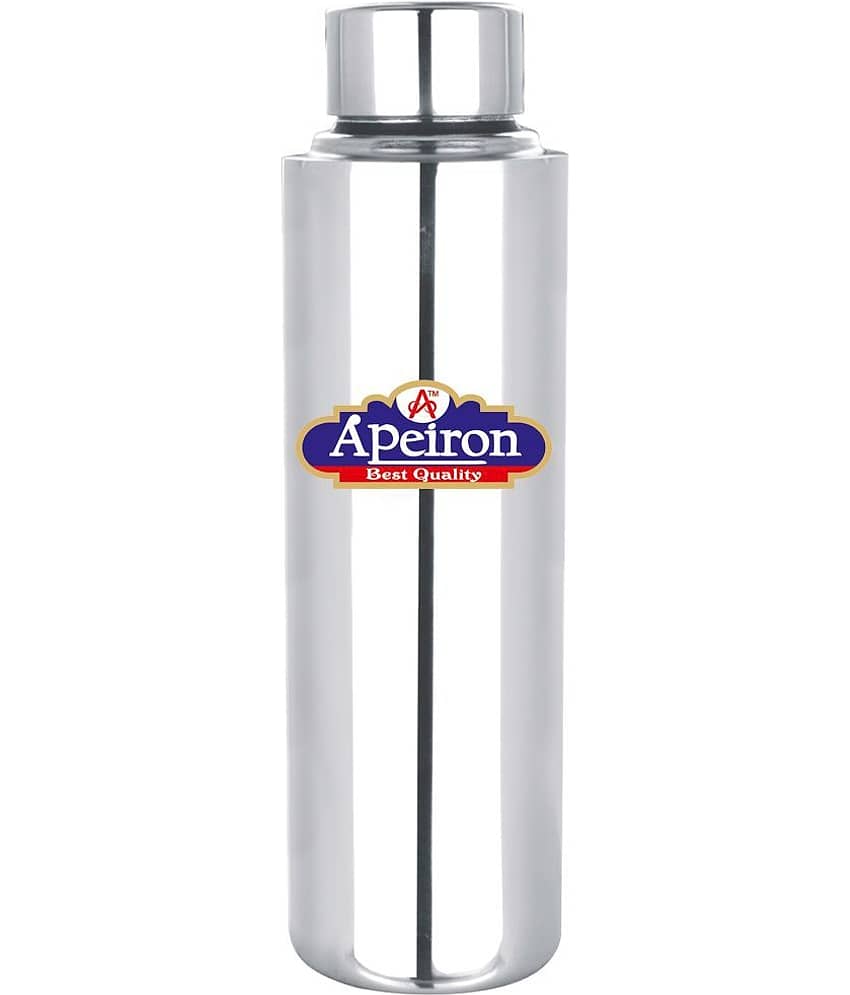 APEIRON - Silver Fridge Water Bottle ( Pack of 1 )