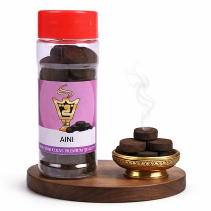 alNaqi Aini Incense Coins 50g – Premium Oud Bakhoor Fragrance, Arabian Incense Coins for Home, Meditation & Pooja, Long-Lasting Rich Aroma alNaqi Aini Incense Coins 50g – Premium Oud Bakhoor Fragrance, Arabian Incense Coins for Home, Meditation & Pooja, Long-Lasting Rich Aroma