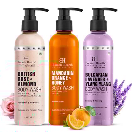 Skin Hydrating & Glow Boosting Body Wash Set (Pack of 3)