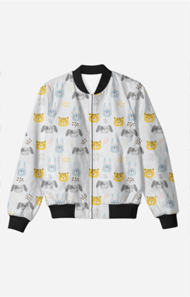 Bomber Jacket (Men) - Animal Friends