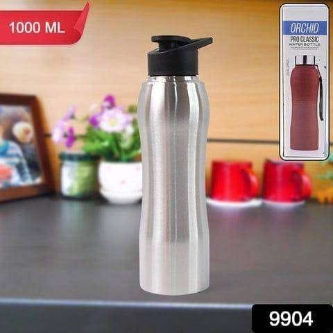 Stainless Steel Drinking Water Bottle 1000ml Sipper Cap