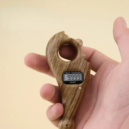 Premium Wooden Tele Counter (Random Color | 1 Pcs)