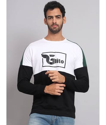Glito - Black Fleece Regular Fit Men's Sweatshirt ( Pack of 1 )