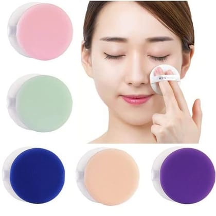 Elecsera 6 Pcs/Box Cosmetic Puff For Powder/Blush On Beauty Tool