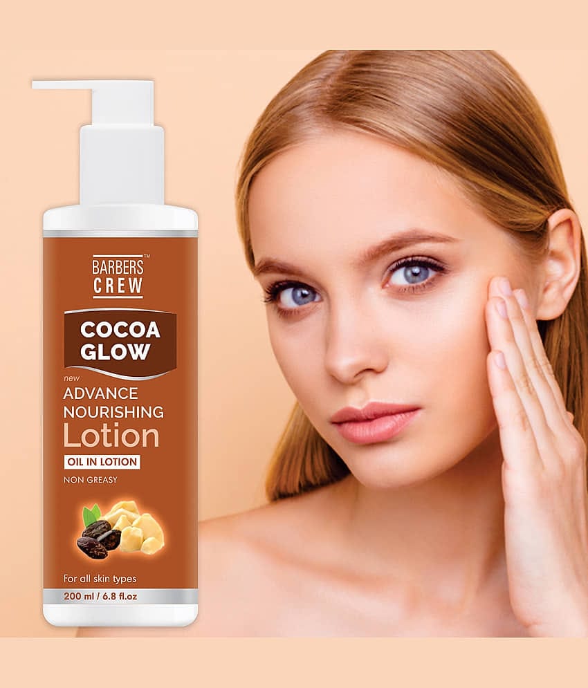 Barbers Crew Cocoa Glow Brightning & Whitening Body Lotion Daily Care Moisturizer 200 ml