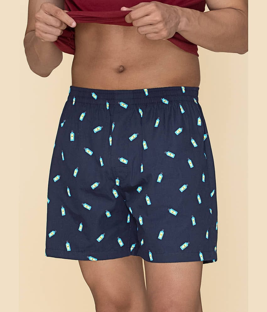 XYXX Pack of 1 Cotton Boxers For Men's ( Multi )