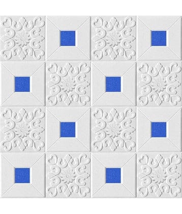 HINGOL Abstract 3D Wallpaper ( 70 X 77 ) cm ( Pack of 1 )