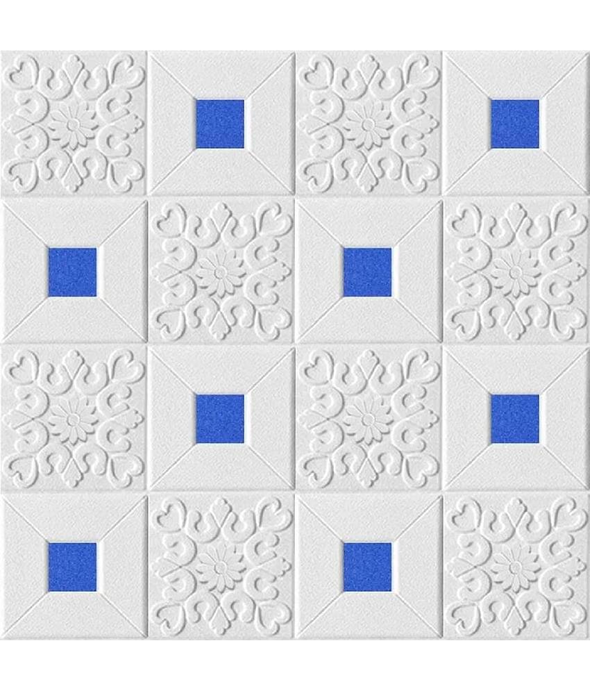 HINGOL Abstract 3D Wallpaper ( 70 X 77 ) cm ( Pack of 1 )