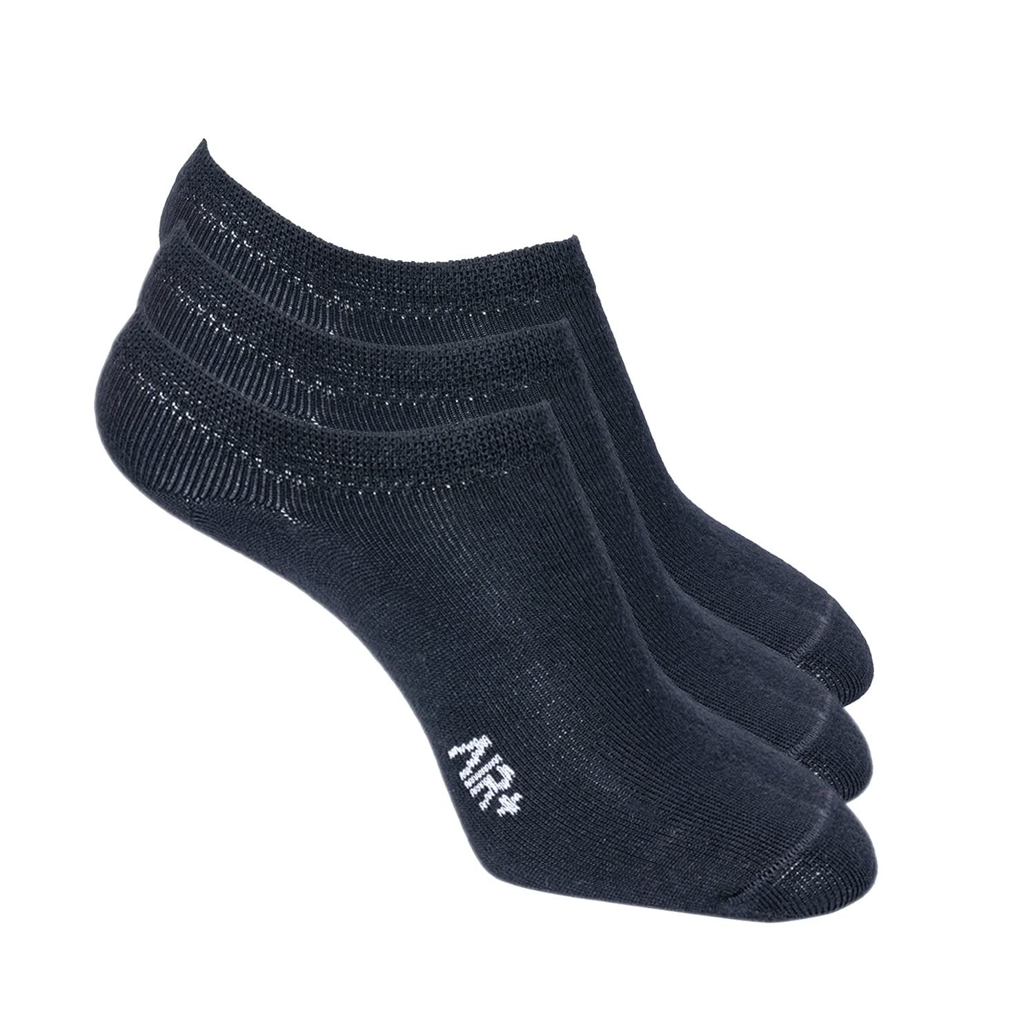 Red Tape Men's Shoe Liners Socks Pack of 3 | Low-Cut Invisible No-Show Socks for Shoes | Soft, Breathable & Comfortable Cotton Socks for Daily Wear