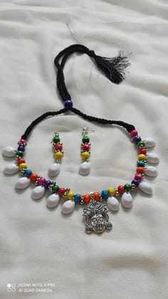 Handmade Navratri necklace