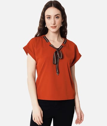 ALL WAYS YOU Women's Crepe Regular Top ( Rust )