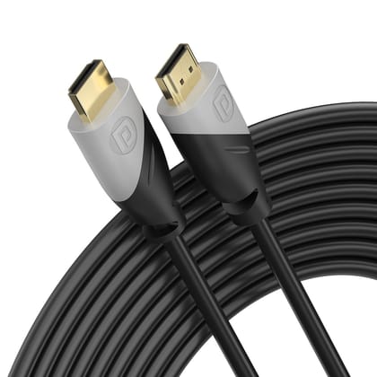 Portronics Konnect Sync- 10m Cord Length Wide Compatibility, 10m, PVC Cable, Gold-Plated Connectors & Copper Core