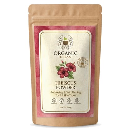 Organic Urban Hibiscus Flower Powder | Botanical Powder for Hair & Skin | 100 g
