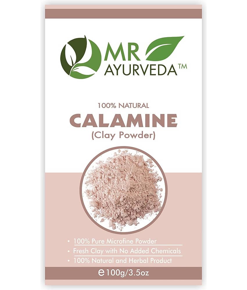 MR Ayurveda 100% Natural Calamine Clay Powder Face Pack Masks 100 gm