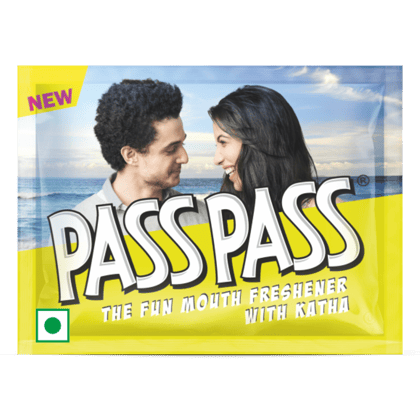 Pass Pass Sachet || Katha Yellow || Pack of 100 || 1.92 Grams Each
