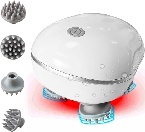 WUGO::Smart Scalp Massager | Scalp Massager for Hair Growth, 360 Degree Rotation| Electric Head & Body Massager| Hair Massager For Hair Growth