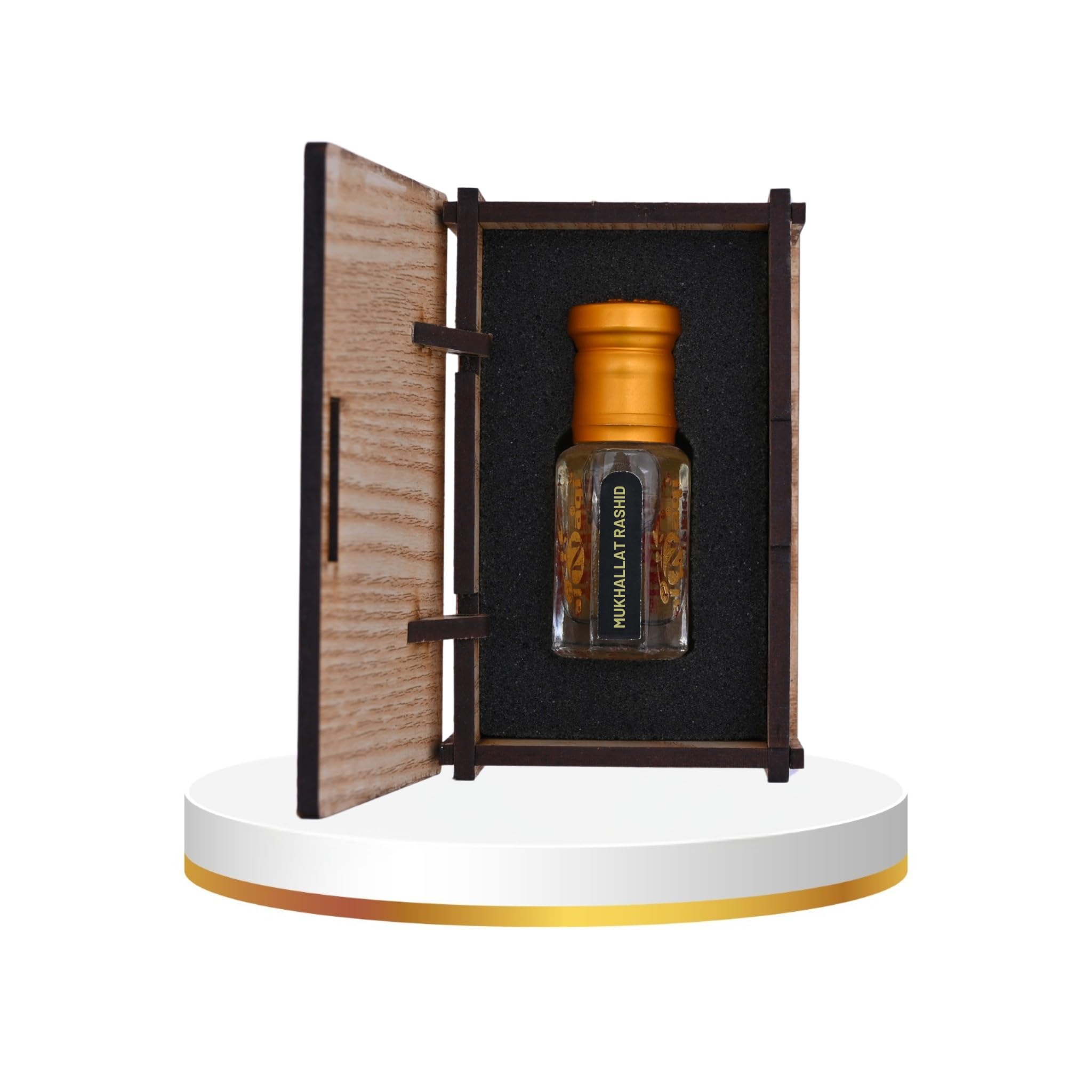 alNaqi Mukhallat-Rashid-Attar 12ml - Luxury Rashid Perfume, No Alcohol Concentrated Mukhallat-Rashid-Attar, High-Strength Rashid-Scent, Original Signature-Parfum