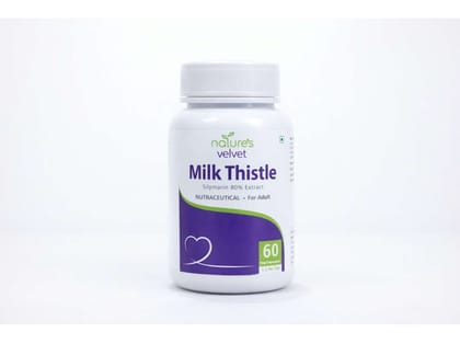 Natures Velvet Milk Thistle Extract 300 mg Veg Capsules for Liver Detox, Liver Health & Antioxidant Support – 60 Veg Capsules Natures Velvet Milk Thistle Extract 300 mg Veg Capsules for Liver Detox, Liver Health & Antioxidant Support – 60 Veg Capsules