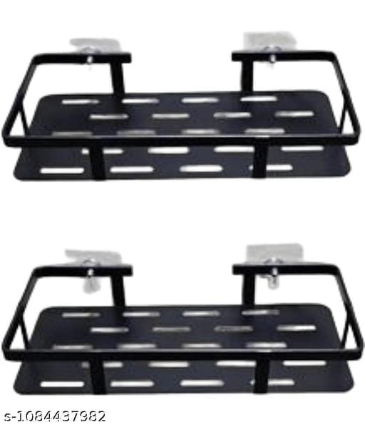 DHRUMIT Heavy Shelf for Wall Bathroom Corner Kitchen Self Adhesive
