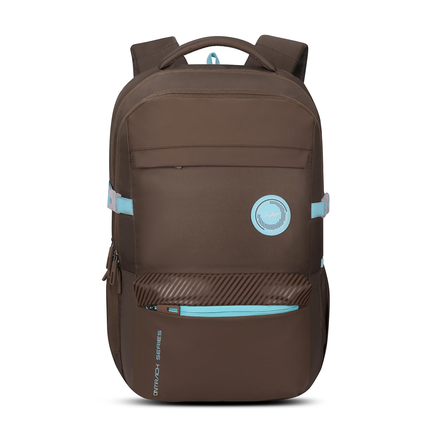 Ontrak 17 Inch Compatible Laptop Backpack 30L | 3 Compartments with Quick-Access Front Pocket & Rain Cover | Air-Mesh Back Panel & Side Pocket | Office & Travel Backpack for Men & Women