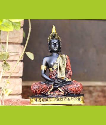BECKON VENTURE Samadhi Buddha Showpiece 22 cm - Pack of 1